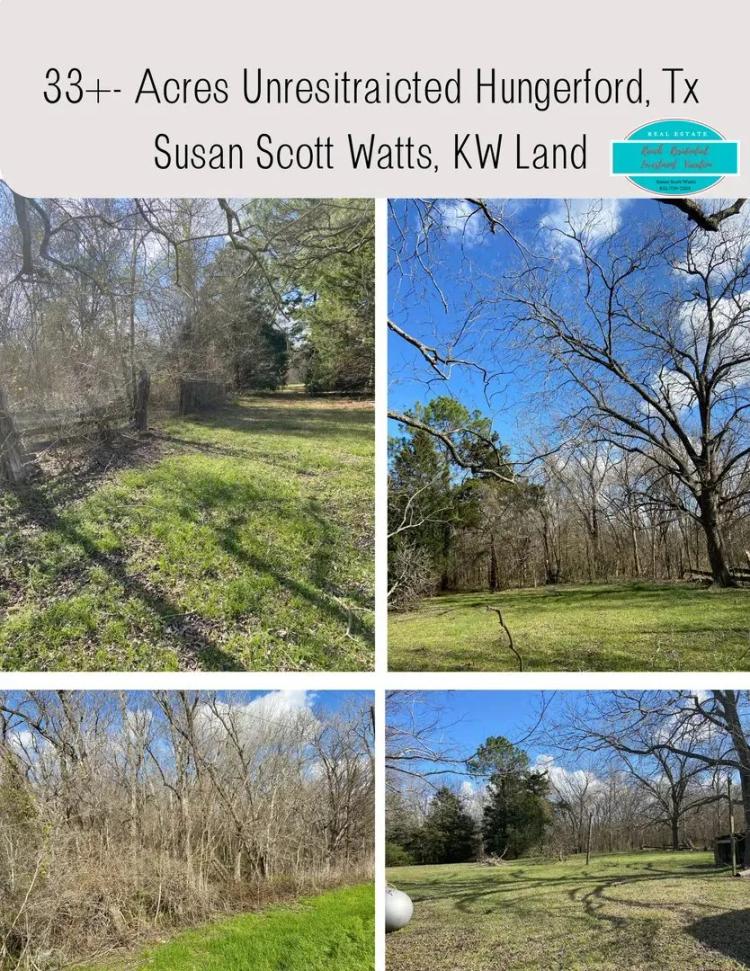 33 Acres Unrestricted, Business 59 Hungerford, Tx
