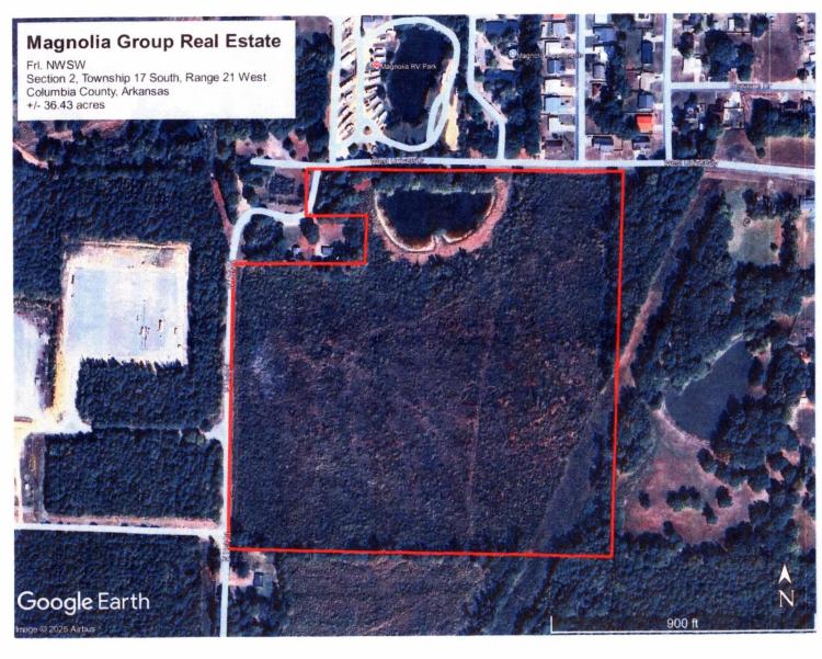 36.43 +/- Acres in City Limits