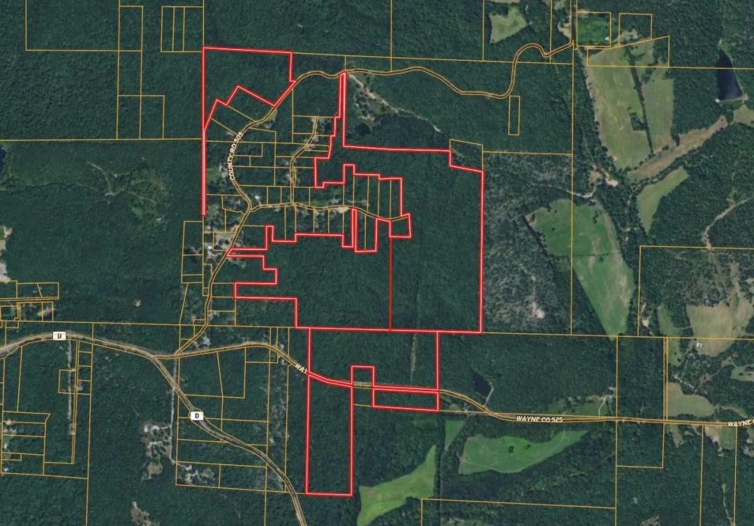 232 acres of timberland hunting ground for sale in Wayne County, MO