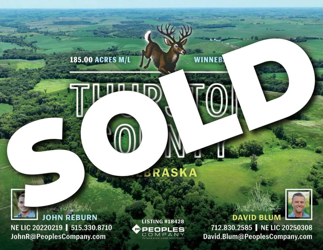 Listing #18428 - 185.00 acres in Thurston County, NE