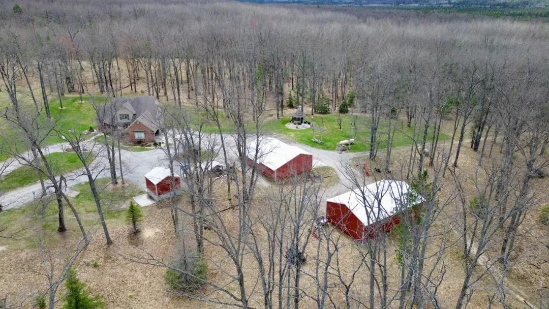R & R Ranch / 167 +/- Acres / 10838 Broad Road, Lachine, MI 49753 / 5 bd, 3 full ba, 2 half ba, 4,132 +/- Sq Ft.