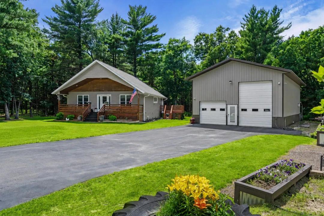 Luxury Country Estate on 10± Acres with Executive Shop & Private Woodland Setting