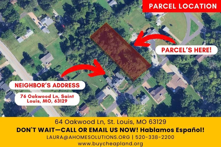 Half an acre vacant lot just Minutes from Downtown St. Louis with Easy Seller Financing