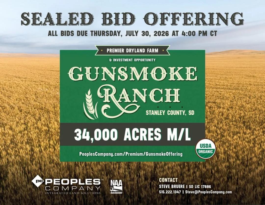Listing #19357 - 34000 acres in Stanley County, SD