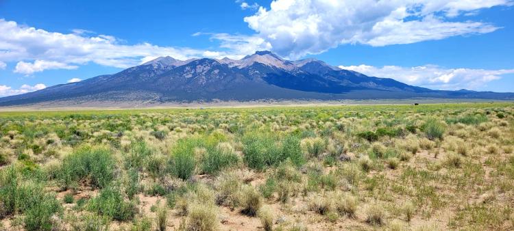 Sangre De Cristo Mountain Views * San Luis Valley Colorado land