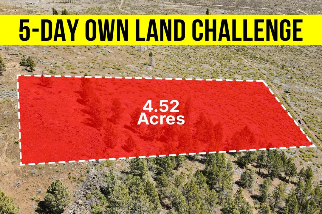 4.52 acres in Oregon, Road Access, No HOA, Near Crater Lake