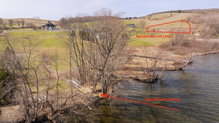 1.6 AC Building Lot with Canadarago Lake Views, Access &amp; Dock!