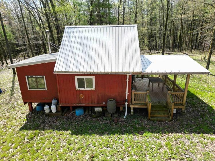 5 acres Off Grid Cabin bordering State Land near Keuka Lake in Hammondsport NY 8051 Kane Rd