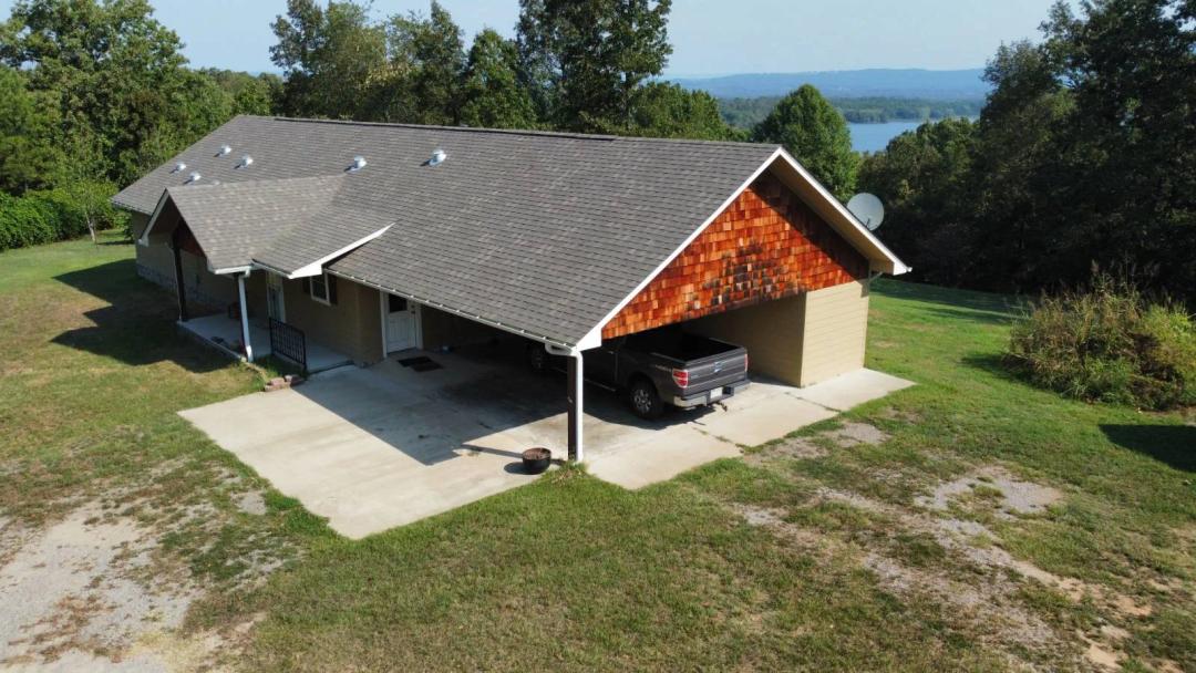 Ozark Lake Views, 20 Acres &amp; Spacious Custom Home with Shop
