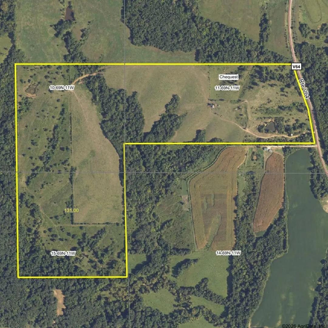 131 acres m/l Van Buren County, Iowa Land for Sale