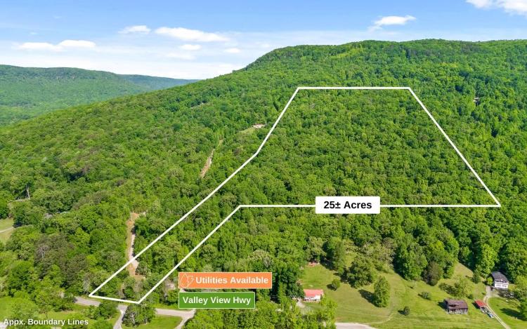 25 Acres, Valley View Hwy Frontage