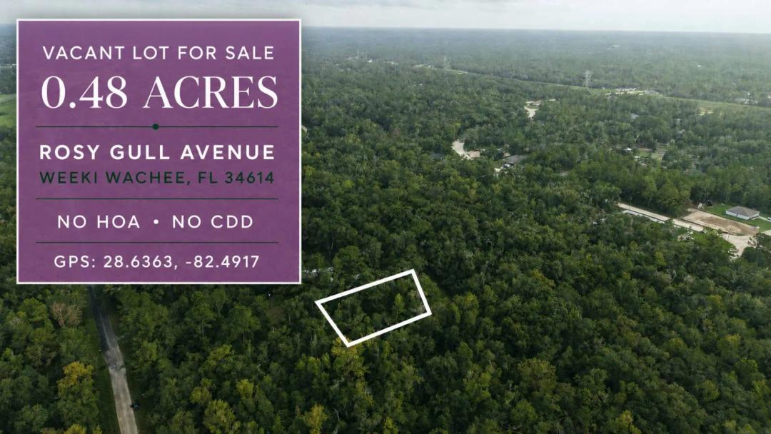 0.48-Acre Homesite in Weeki Wachee With No HOA or CDD