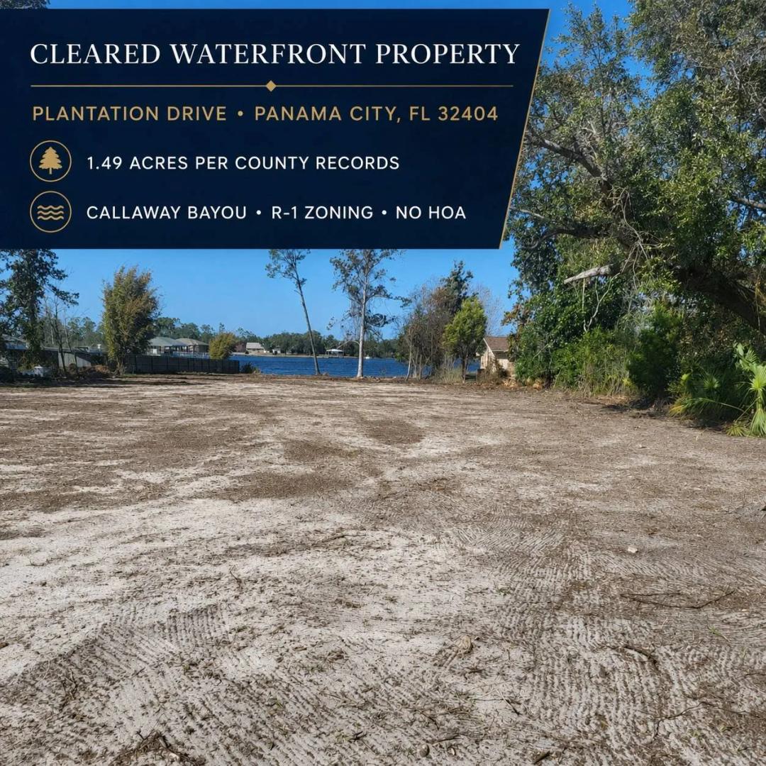 DEEP WATER ON  -  Plantation Drive, Florida| 1.49 Acres