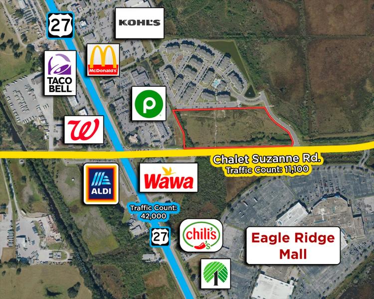  12.4 Acre Commercial Site Behind Publix