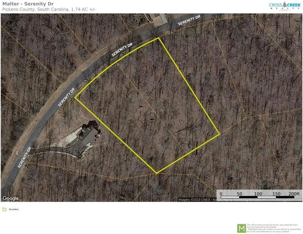 1.74 Acres on Serenity Drive in Pickens County, SC  29671 