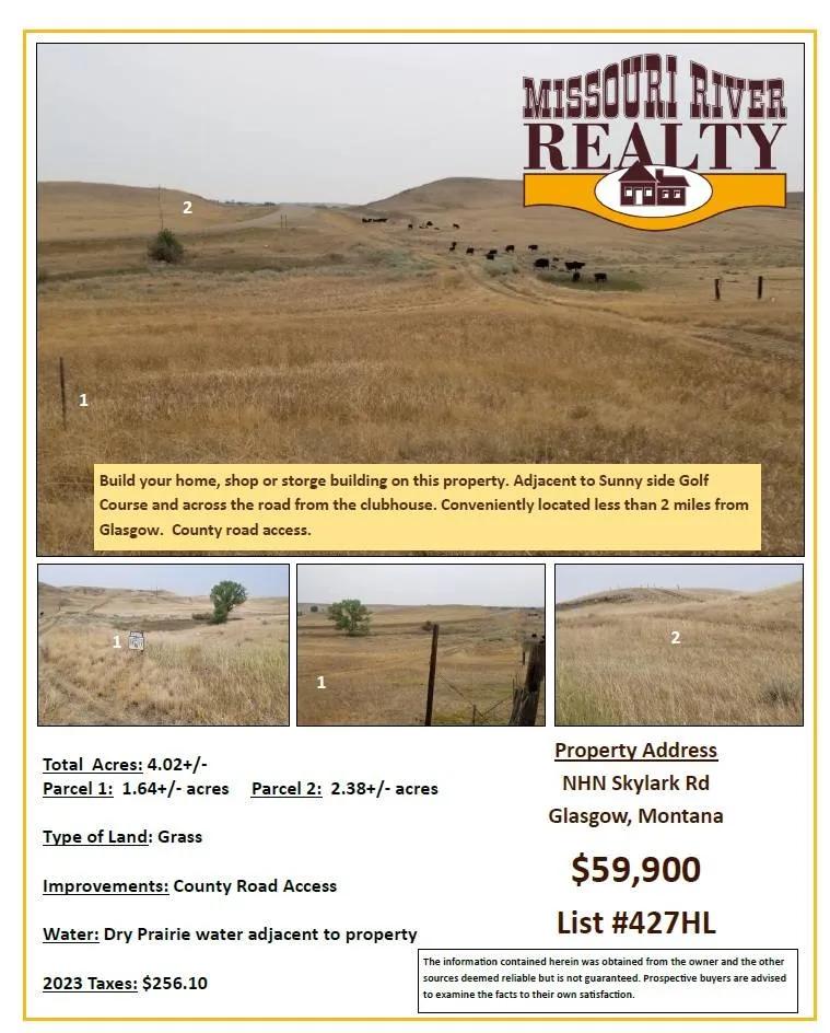 4.02 Acres at NHN Skylark Road