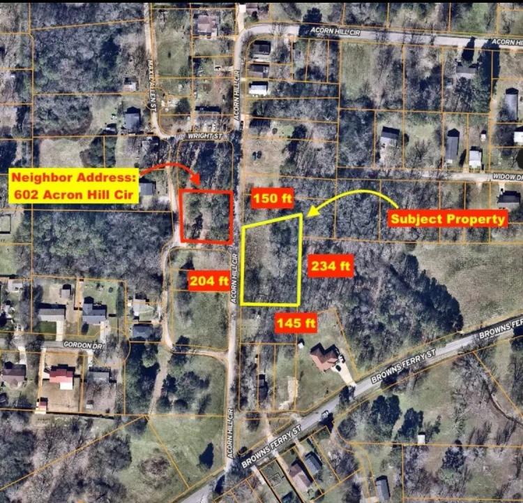 0.74 ac Prime Vacant Land Opportunity in Acorn Hill Cir, Athens, AL