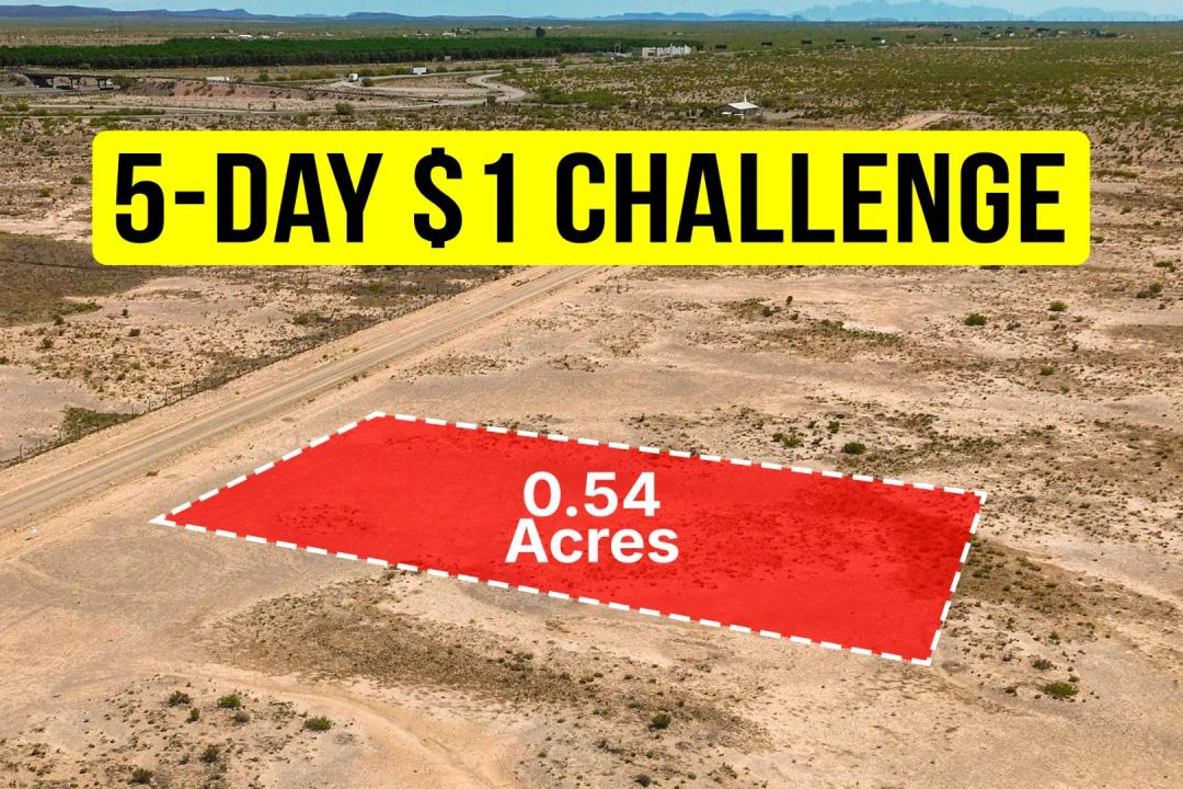 Own a 0.54-Acre Affordable Lot In NM, No HOA, Desert Living - $1 Down