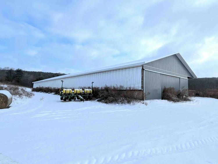 52 acres Farmland with Large Barn, Fencing and Pond in Hornell NY Upper Glen Ave