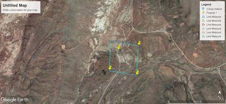 A great place for a hideway in the desert, It has two wells.