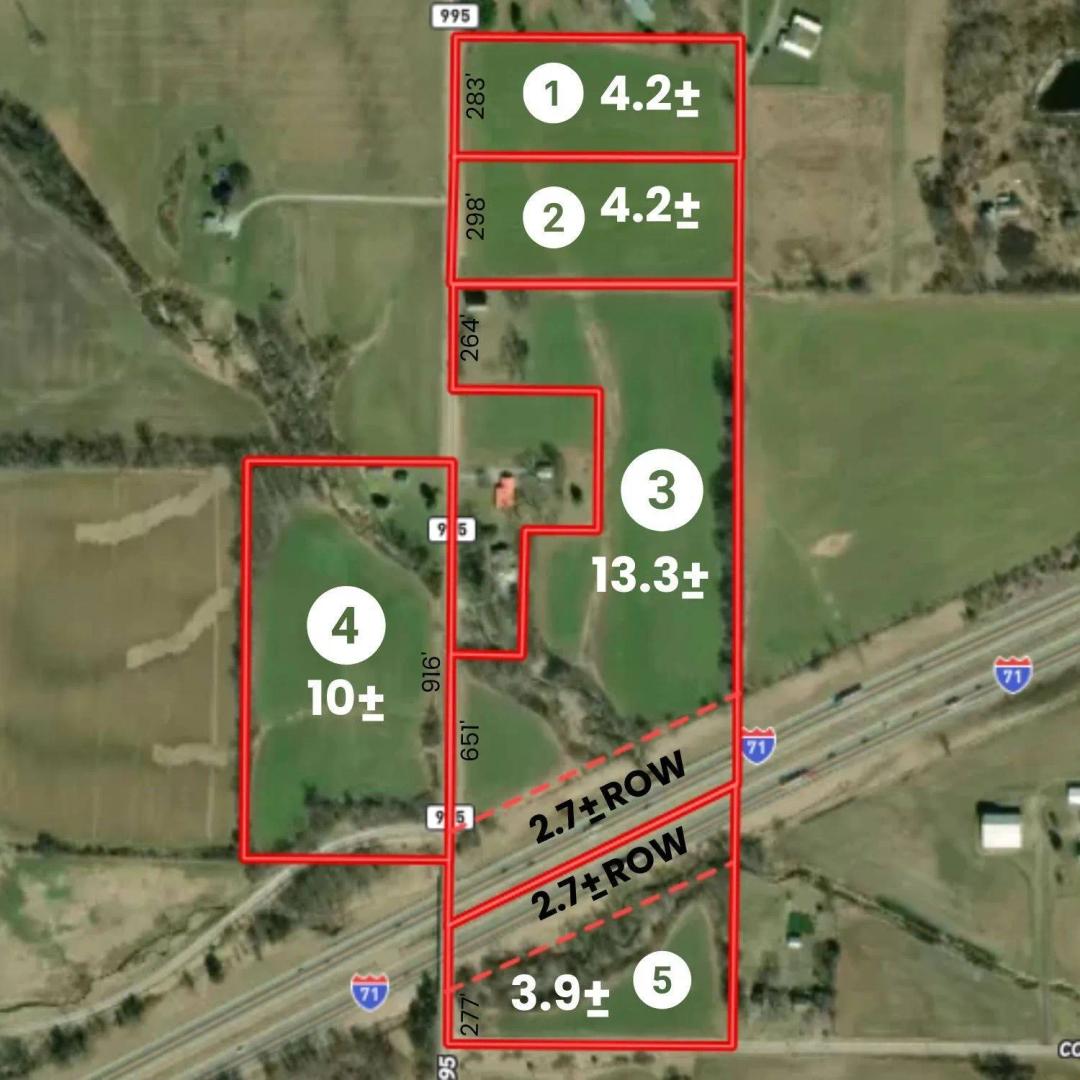 Premium Ashland 34.6-Acre Land &amp; Building Lot Auction