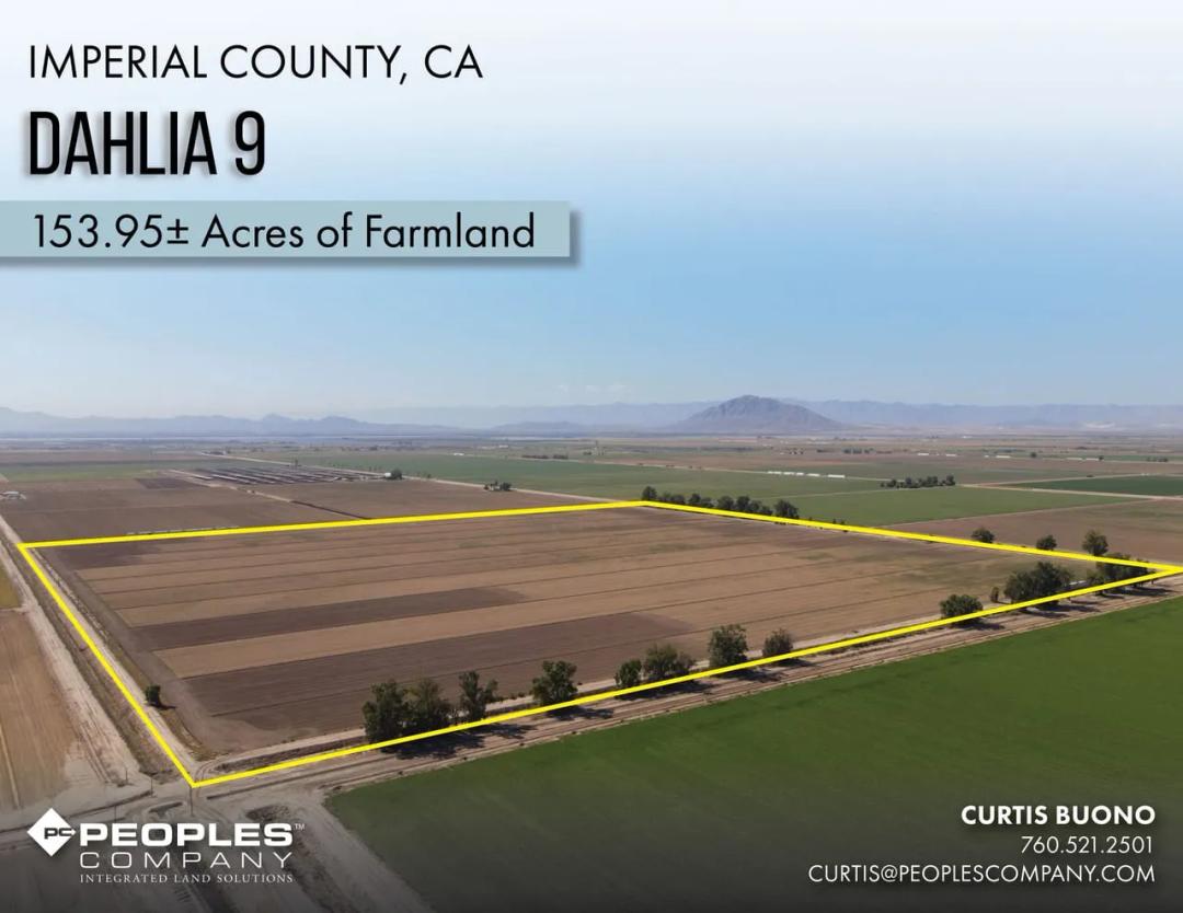 Listing #19862 - 153.95 acres in Imperial County, CA