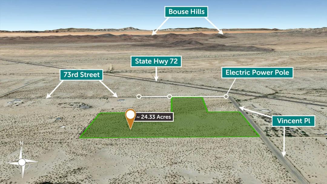 Located Just Beyond the Bouse Hills, This Huge 24.33-Acre Property Has Endless Possibilities