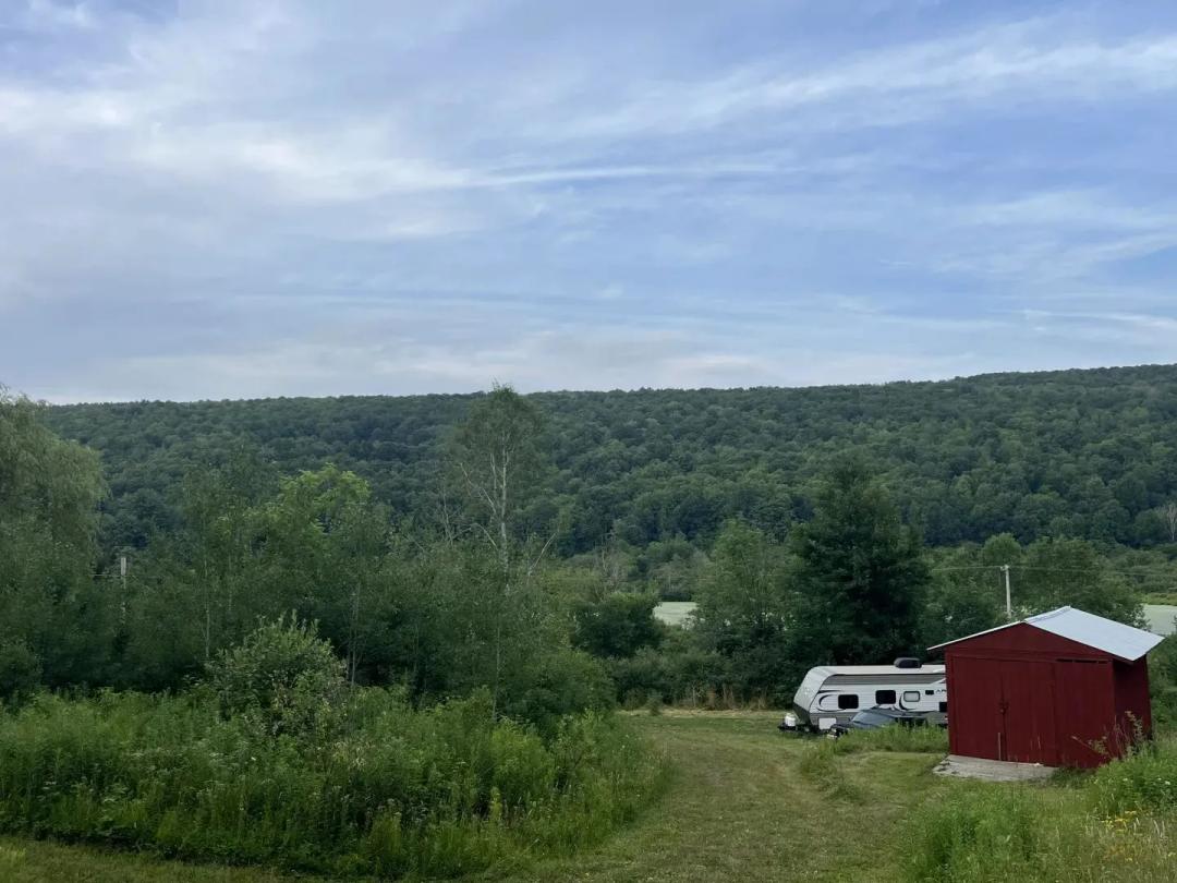11.6 acres Recreational Land with Building Site and Barn in Conesus NY 6950 Conesus Springwater Rd in the Finger Lakes Region