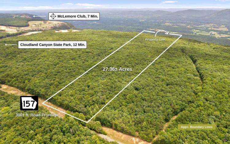 27.36+/- Acres on Lookout Mountain