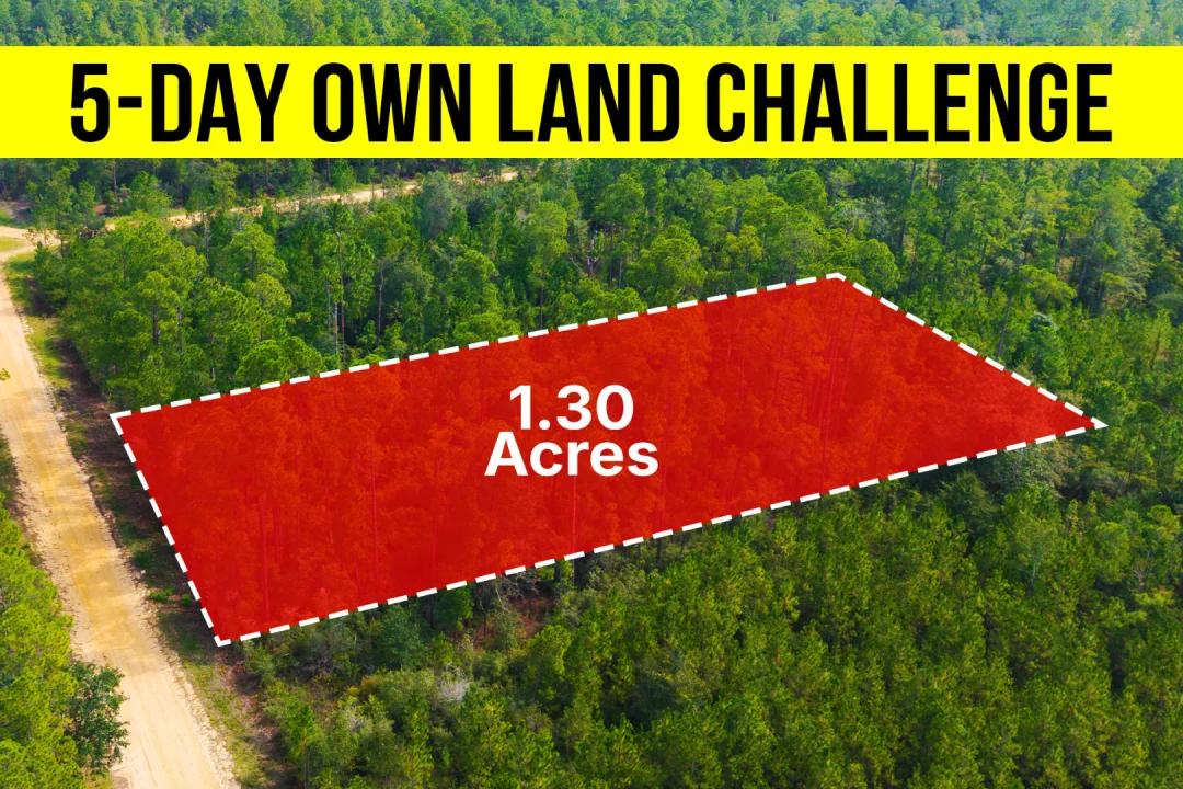 Own A 1.30-Acre Quiet Area Lot In FL, Near Compass Lake - Owner Financing