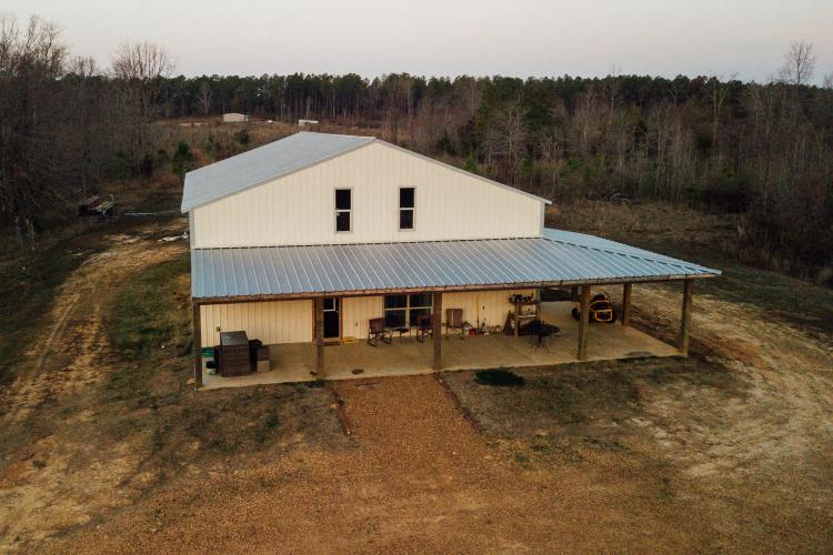 108.5 Acres with a Barndominium and Shop in Attala County, MS