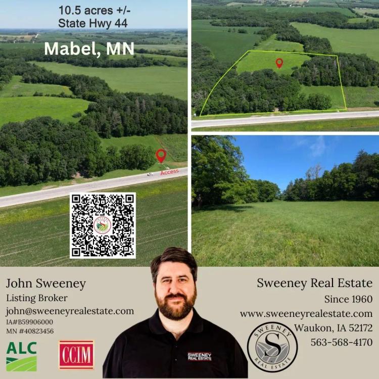 10.5± Ac State Highway 44, Mabel MN