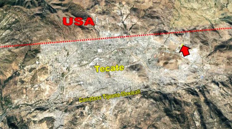 Five Lands For Sale, Parque Industrial, Tecate, B.C., 0.48 Acres.