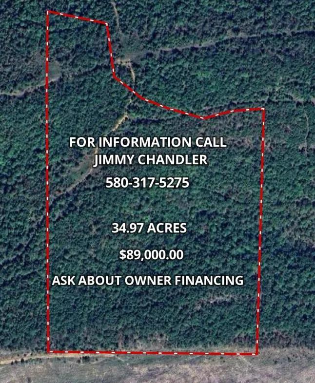 34.97 ACRES MOUNTAIN LAND FOR SALE SOUTHEAST OKLAHOMA