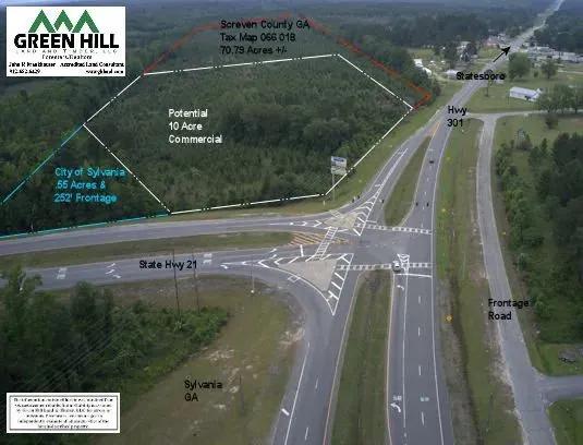 Screven County Commercial - 70 Acres 