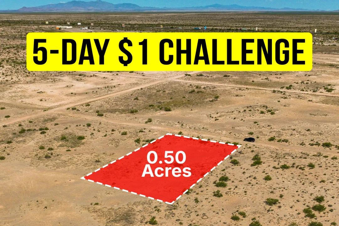 Own a 0.50-Acre No HOA Lot In NM, Rural Desert Setting - $1 Down