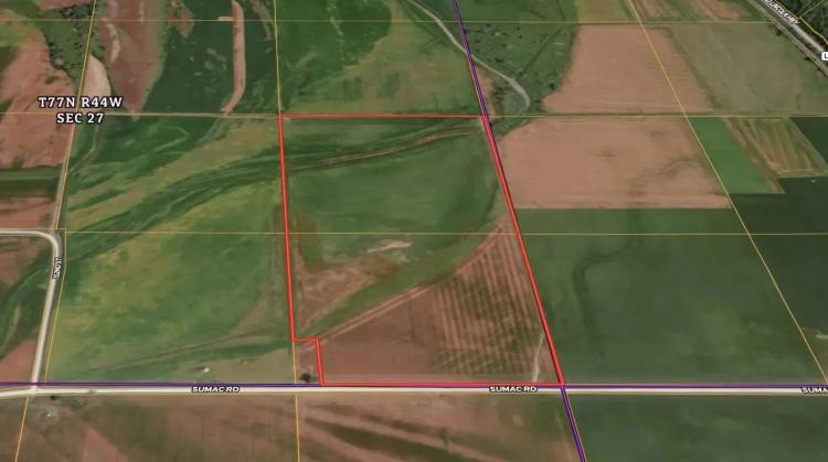 78 acres Rockford Township, Pottawattamie County Iowa Land 