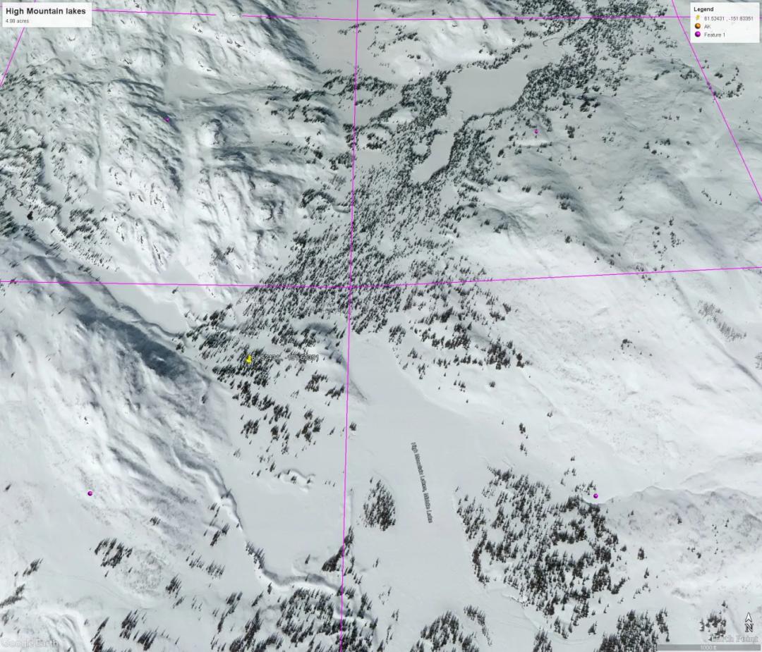 Alaska Remote Subdivided Land Proximity to 2 Mountain Lakes - Only 72 Miles from Town