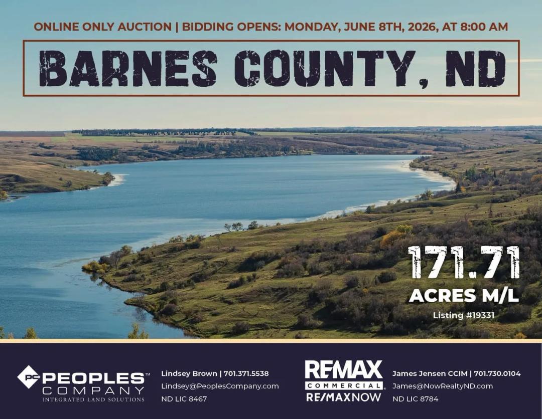 Listing #19331 - 171.71 acres in Barnes County, ND