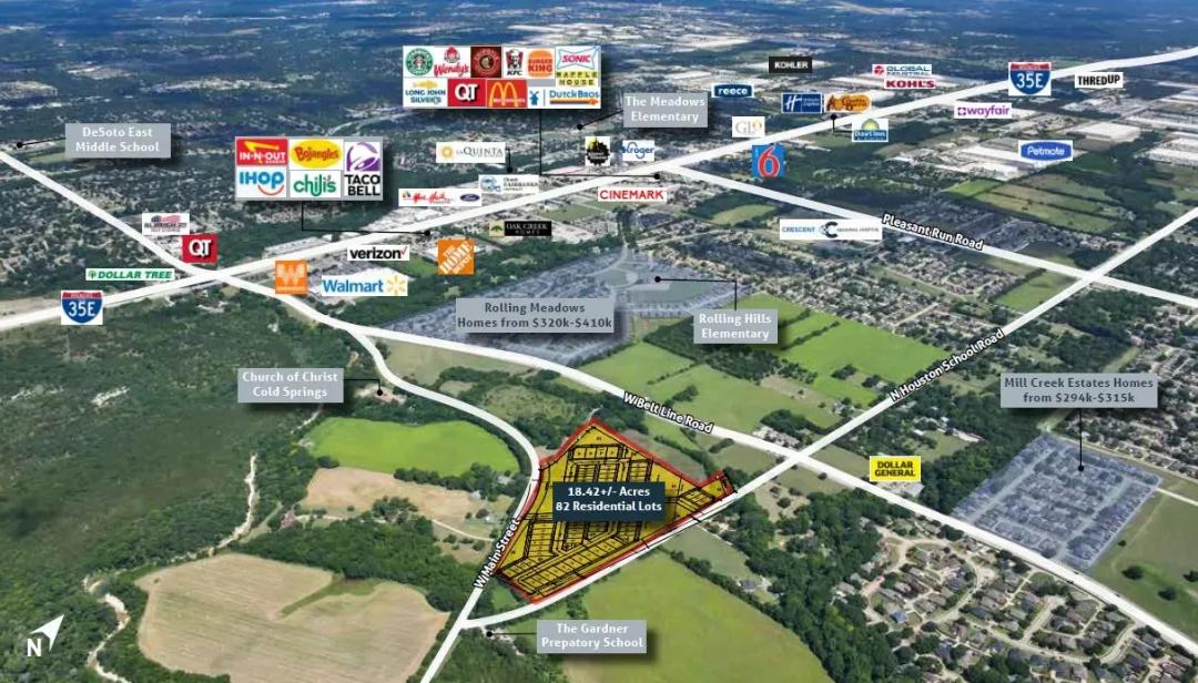 82 Single Family Paper Lots | ﻿Lancaster, TX