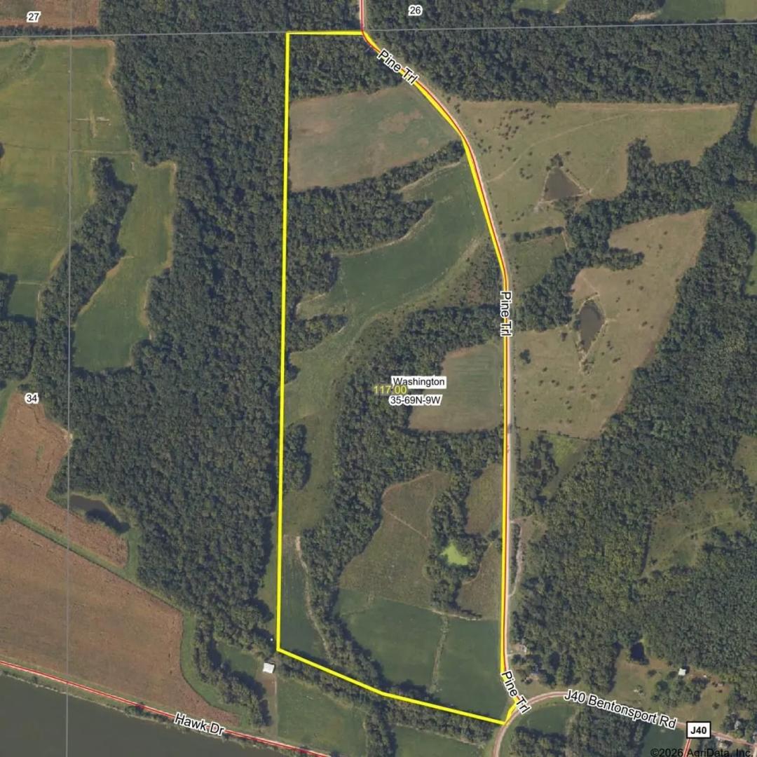 117 acres in Van Buren County  overlooking the Des Moines River Valley