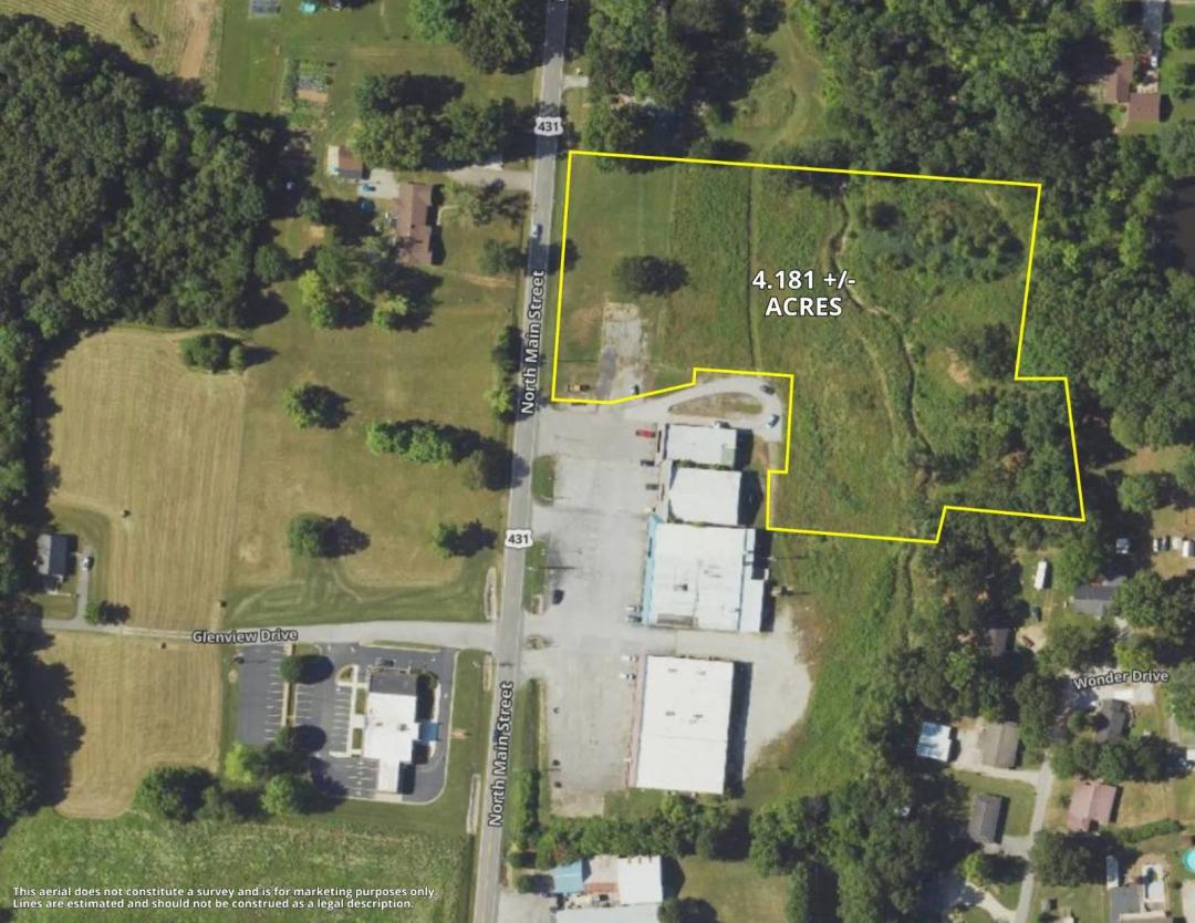 Commercial Acreage on N Main Street in Lewisburg, Kentucky!