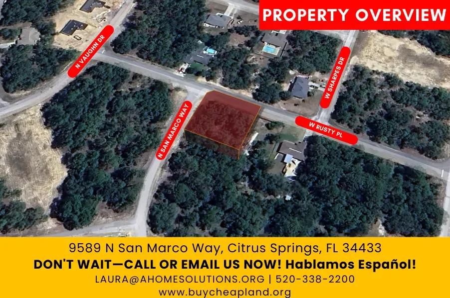 Build Your Florida Dream Home on This Spacious Citrus Springs Lot