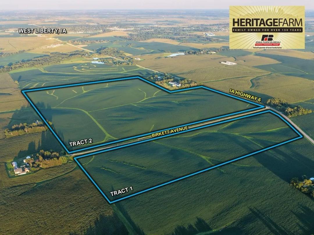 Listing #19724 - 189.52 acres in Muscatine County, IA