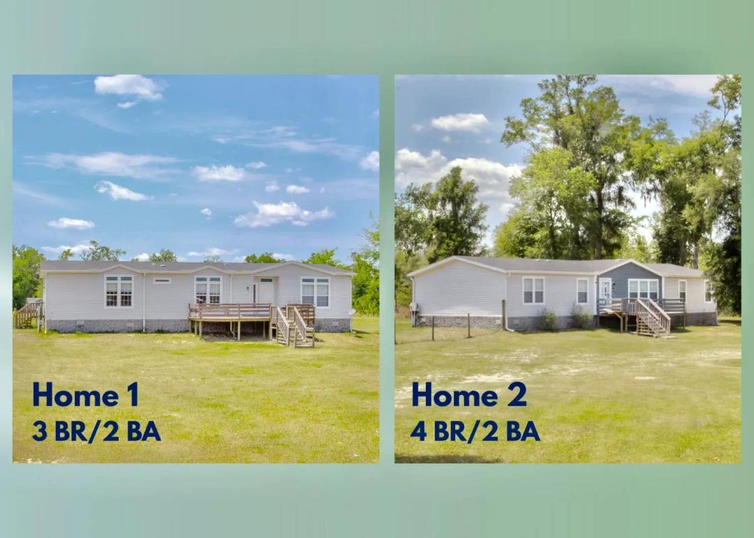 Two Homes on 10 Acres of Land for Sale in Fort White, Florida