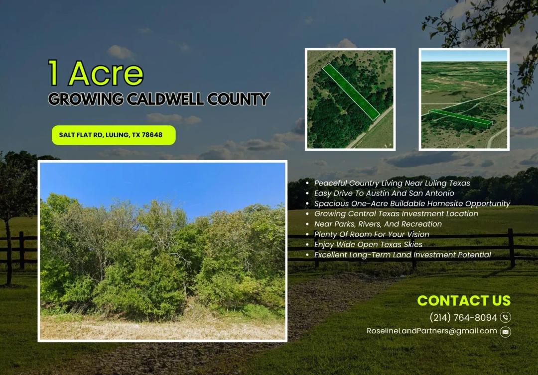 1 Acre Vacant Land - No HOA Fees - No Subdivision Restrictions - Allows Mobile / Manufactured Homes - $100k+ Value for $50k - Owner Financing Available!