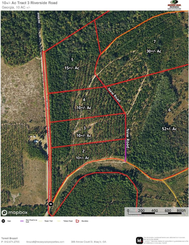 10 +/- Ac Tracts 3 Riverside Rd.