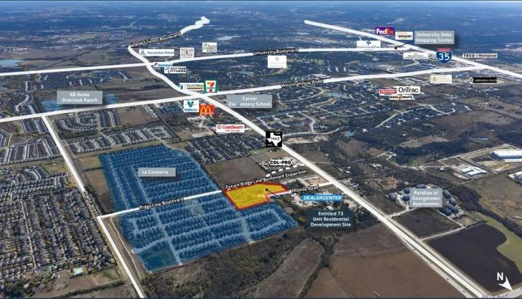 Entitled 73 Unit Build-to-Rent Site Georgetown, TX
