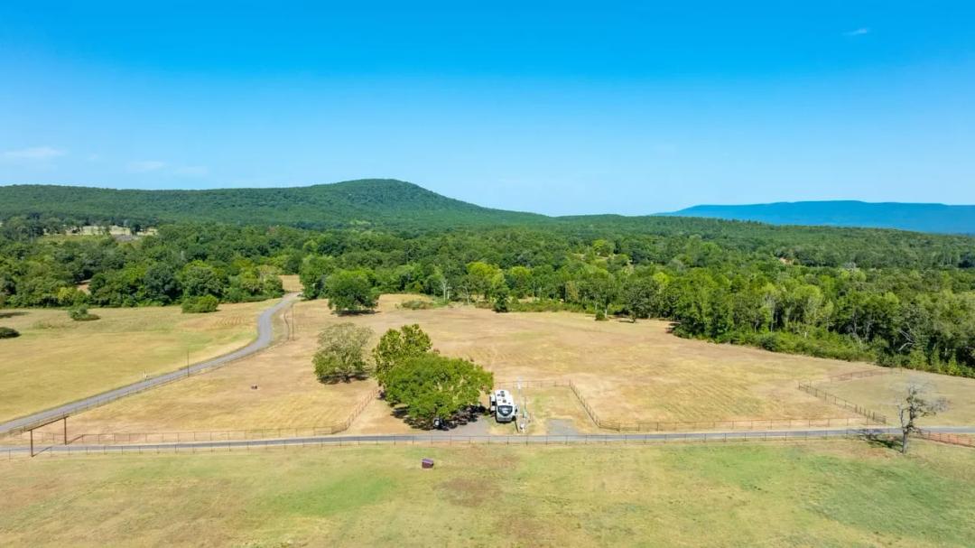 120+/- Acre Arkansas Ranch | Creek • Horse Barn • Hunting • Mountain Views | Yell County, Arkansas