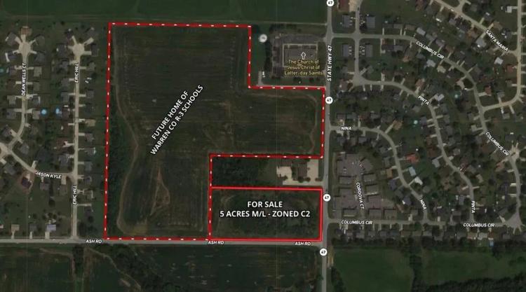 5± Acre Commercial Lot Zoned C-2 for Sale – Warren County